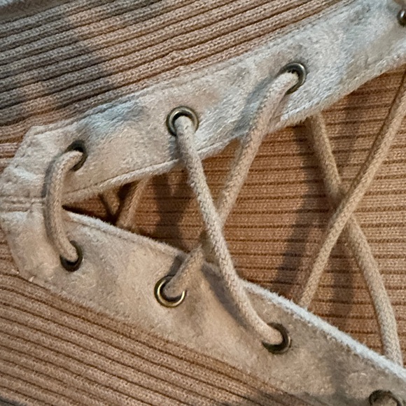 Ralph Lauren Camel Ribbed Sweater - Picture 4 of 6